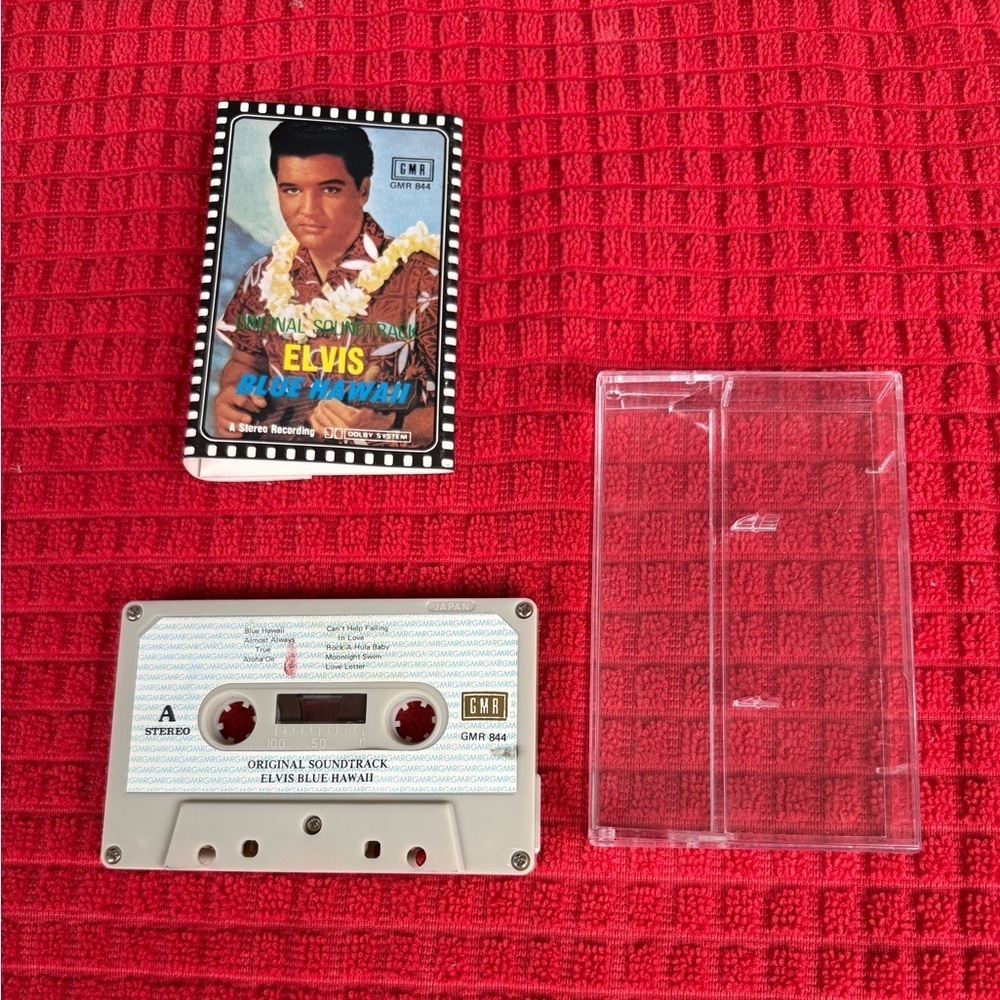 Elvis Presley "Blue Hawaii"Original Soundtrack Cassette - GMR 844 Japan Pressing